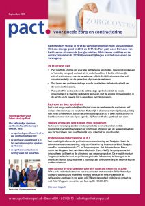 PACT voor goede zorg en ondersteuning
